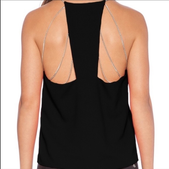 ⛔️❌ S O L D ❌⛔️ Parker Frazier Chain Tank White M - Picture 3 of 14